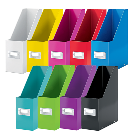 Revistero Click & Store Wow De Leitz Púrpura