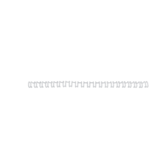 Canutillo GBC WIRE paso US 12MM (Caja 100), blanco