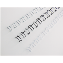 Canutillo GBC WIRE paso US 12MM (Caja 100), blanco