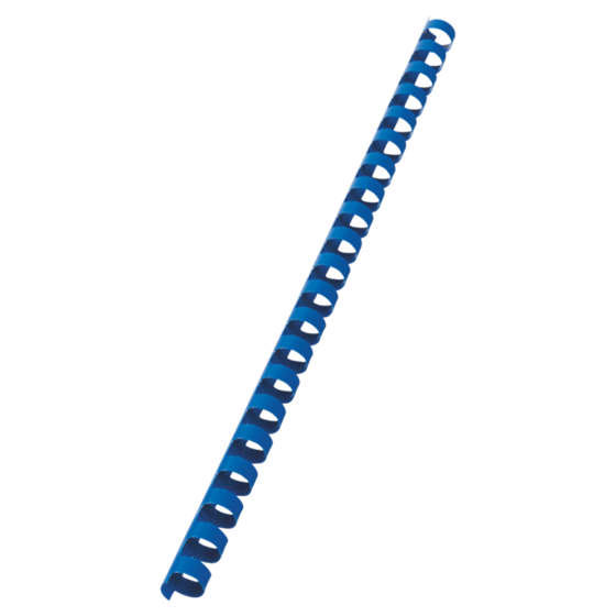 Canutillo plástico DIN A4 GBC 12 mm (Caja 100), azul