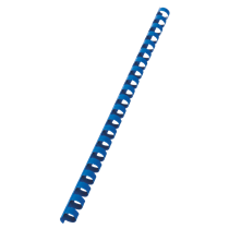 Canutillo plástico DIN A4 GBC 12 mm (Caja 100), azul