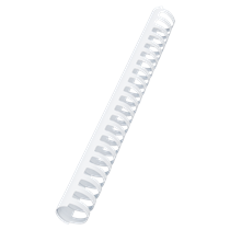 Canutillo plástico DIN A4 GBC 28 mm (Caja 50), blanco