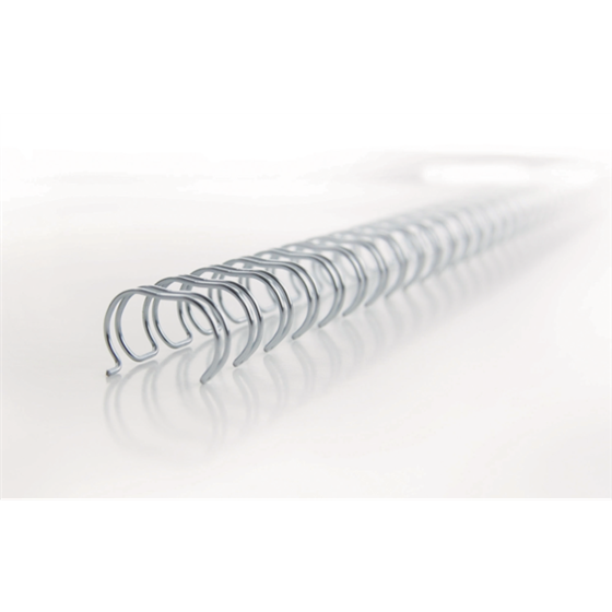 Canutillos Encuadernación Gbc Wirebind Plata Nº8 (12.7 mm) (Caja 100)