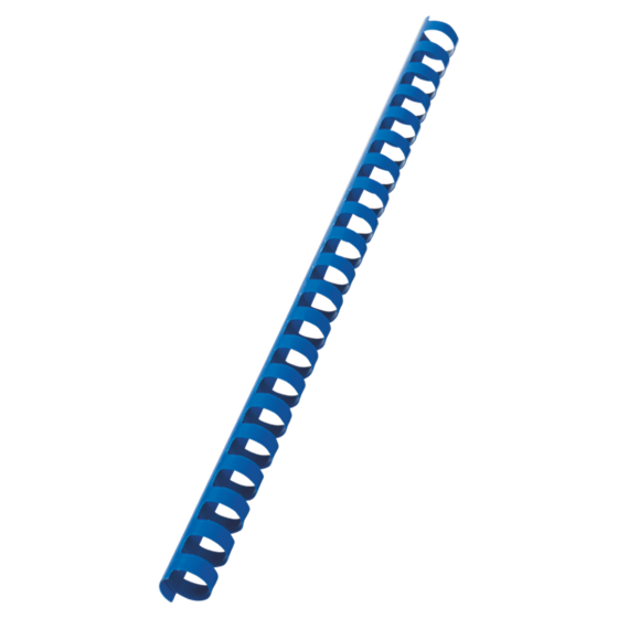 Canutillo plástico DIN A4 GBC 16 mm (Caja 100), azul