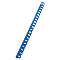 Canutillo plástico DIN A4 GBC 16 mm (Caja 100), azul